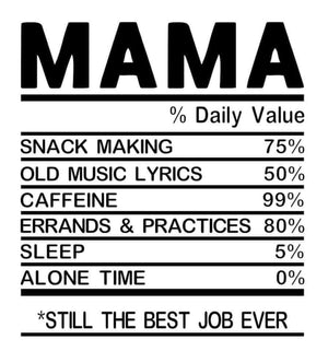 *Mama* Nutrition Facts